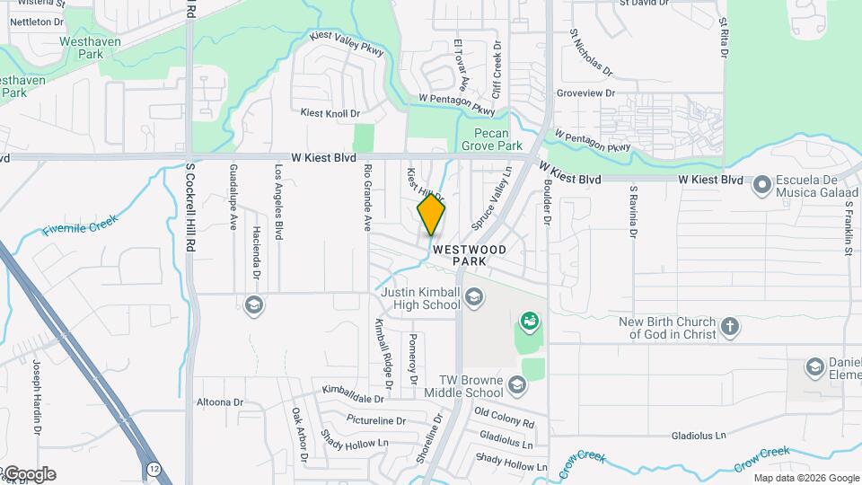 3431 Kiest Hill Dr Map and Location Details