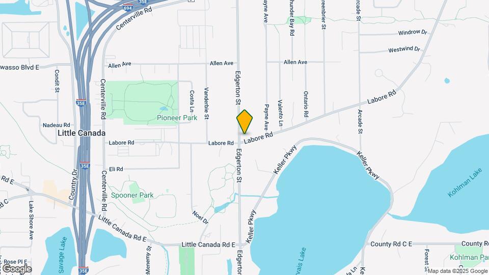 601 Labore Rd Map and Location Details