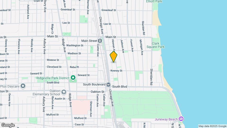 670 Hinman AVE Mapa y Detalles de la Ubicación