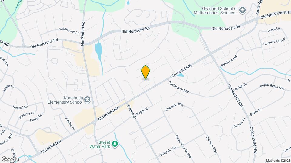 1048 Regency Dr NW Map and Location Details