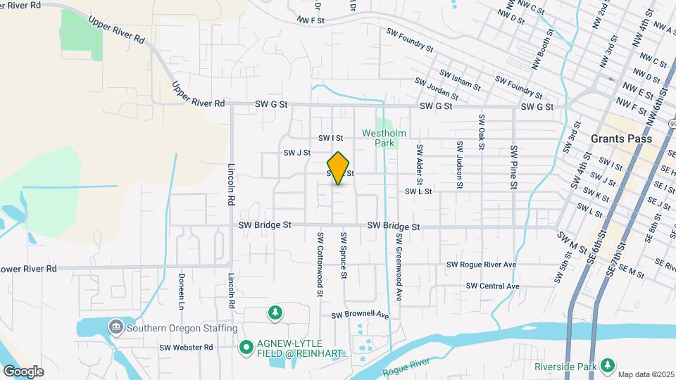 617 SW Western Ave Map and Location Details