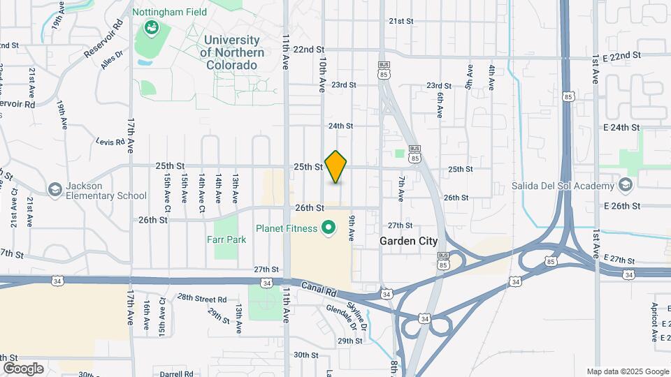 2527 9th Avenue Court Map and Location Details