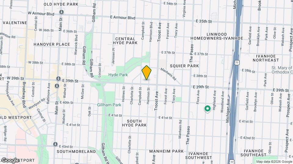 3840 Harrison Blvd, Unit 2 Map and Location Details