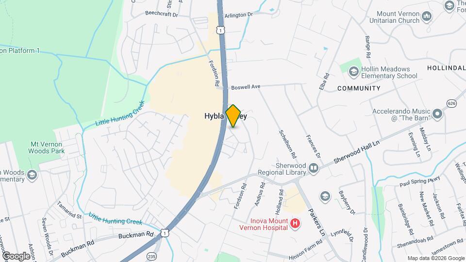 7817 Gum Springs Village Dr Map and Location Details