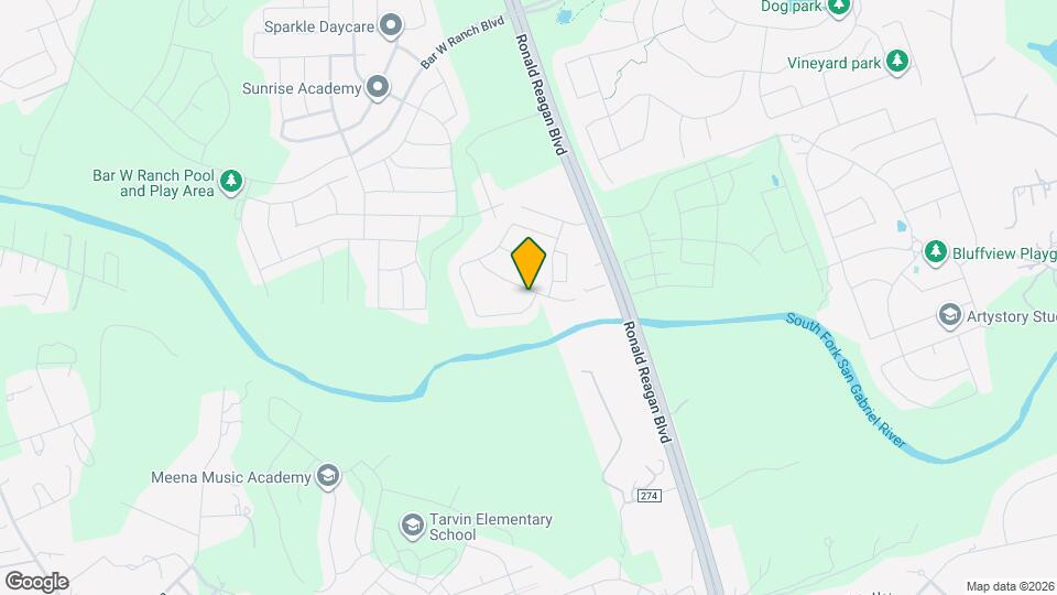 2517 Caddo Canoe Dr Map and Location Details