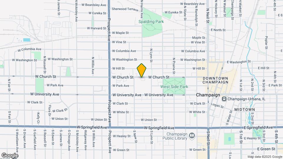 611 W Church St Map and Location Details