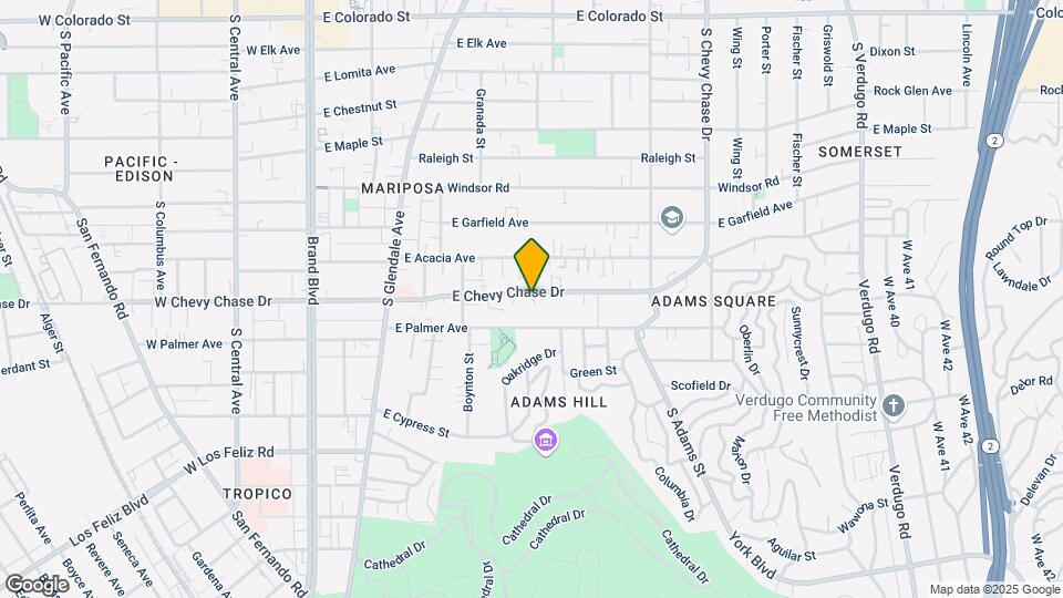 710-712 E Chevy Chase Dr Map and Location Details