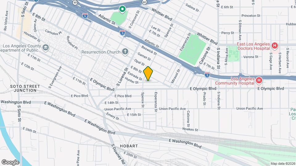 3518 Hunter St Map and Location Details