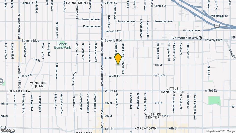 140 Serrano Ave Map and Location Details