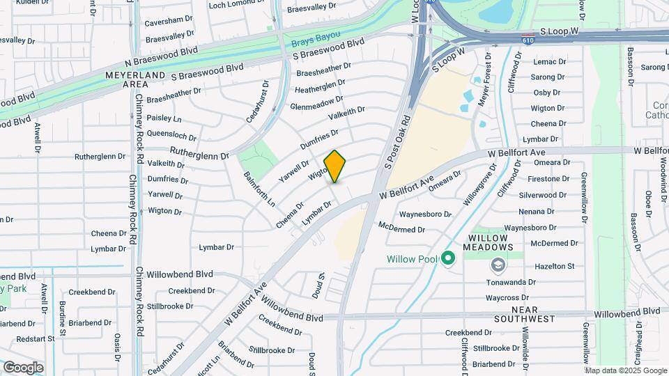 4947 Cheena Dr Map and Location Details