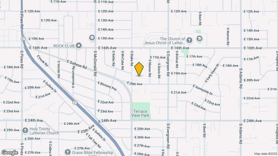 1909 S Blake Rd Map and Location Details