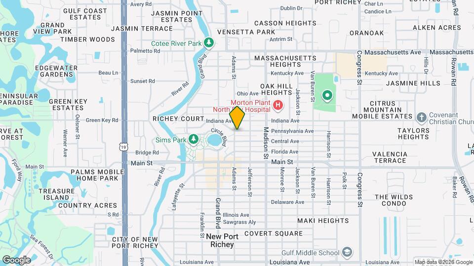 6444 Adams St Mapa y Detalles de la Ubicación