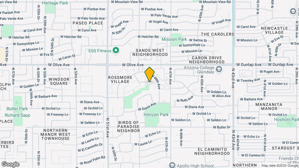 4820 W Golden Ln Map and Location Details