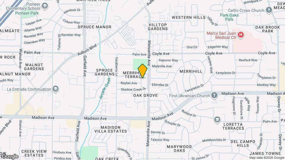 5424 Mona Way Map and Location Details