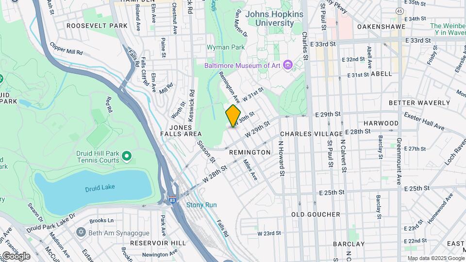 2934 Huntingdon Ave Map and Location Details