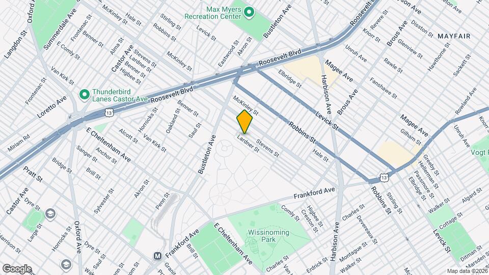 2121 Lardner St Map and Location Details