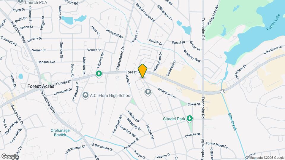 5225 Clemson Ave Map and Location Details