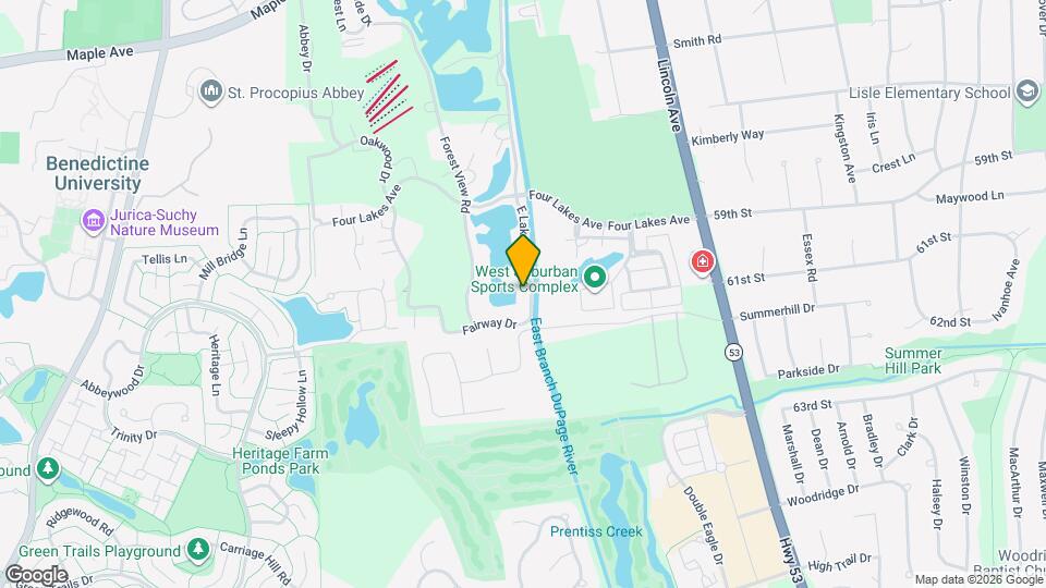 6018 ELake Dr, Unit Unit 3D Map and Location Details