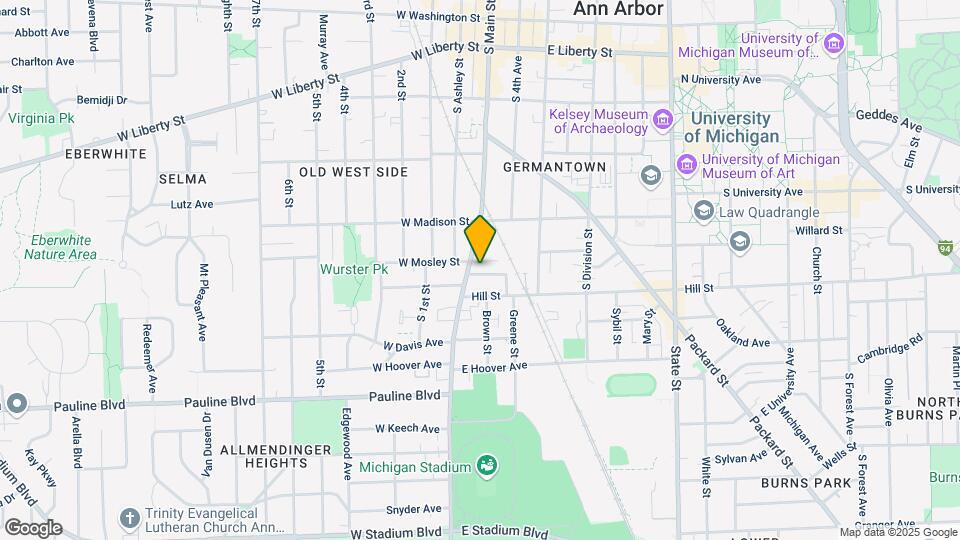 109 Adams Ave Mapa y Detalles de la Ubicación