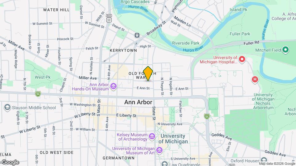 606 Catherine St Map and Location Details