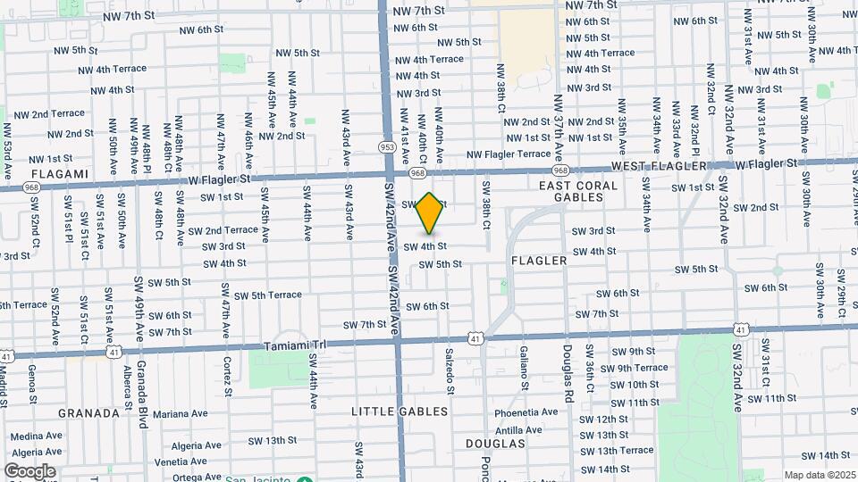 4001 NW 4th St, Unit 2 bedroom Mapa y Detalles de la Ubicación