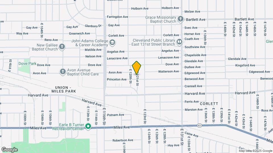 3966 E 121st St Map and Location Details