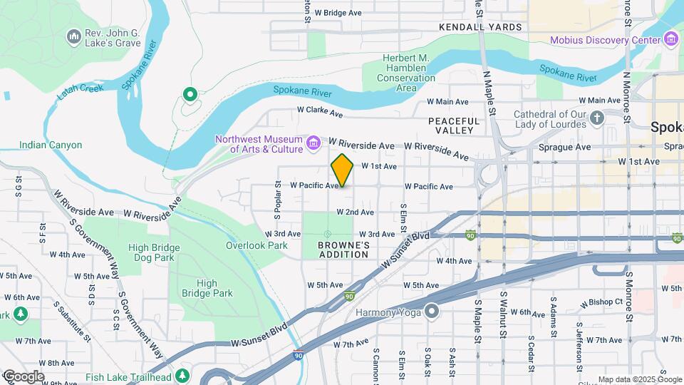 2109 W Pacific Ave Mapa y Detalles de la Ubicación