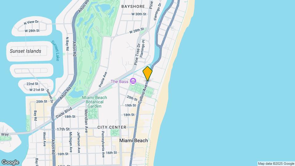 2201 Collins Ave Map and Location Details