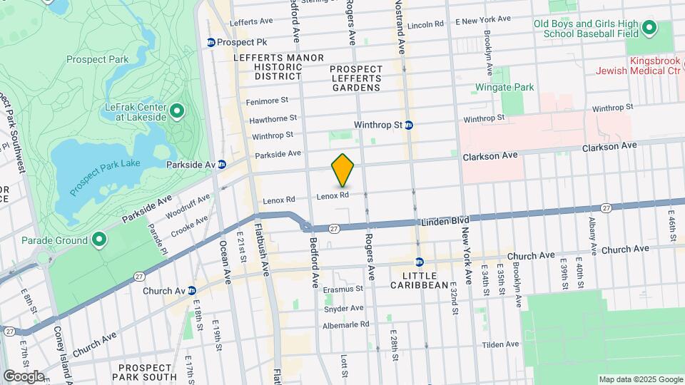 161 Lenox Rd Map and Location Details