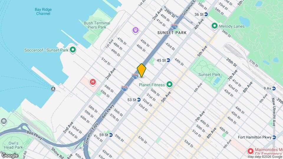 329 50th St Map and Location Details