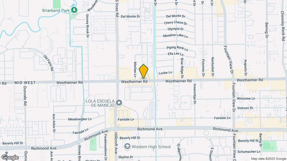 Palms on Westheimer Mapa y Detalles de la Ubicación