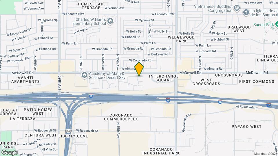 5241 W Lynwood St Map and Location Details