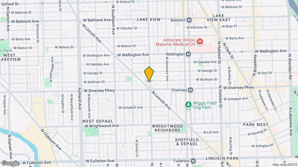 2814 N Racine Ave, Unit 3 Mapa y Detalles de la Ubicación