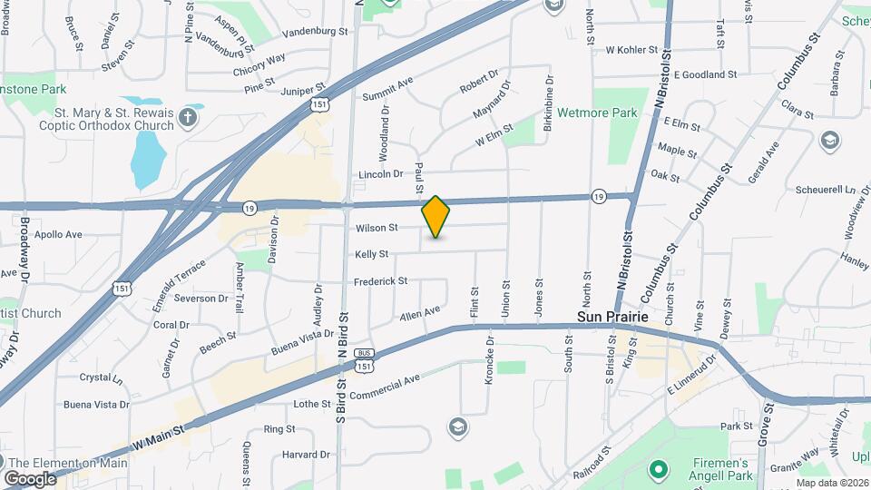 546 Kelly St Map and Location Details