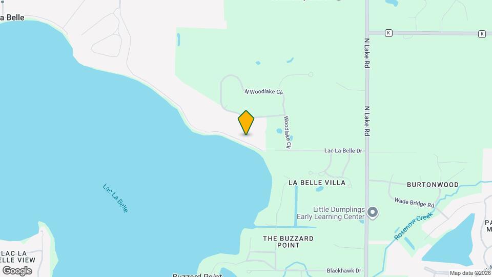 202 Lac La Belle Dr Map and Location Details