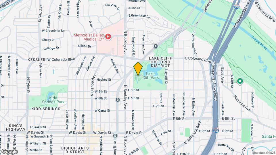 1100 N Zang Blvd Map and Location Details