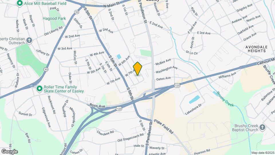 207 S 3rd St Map and Location Details