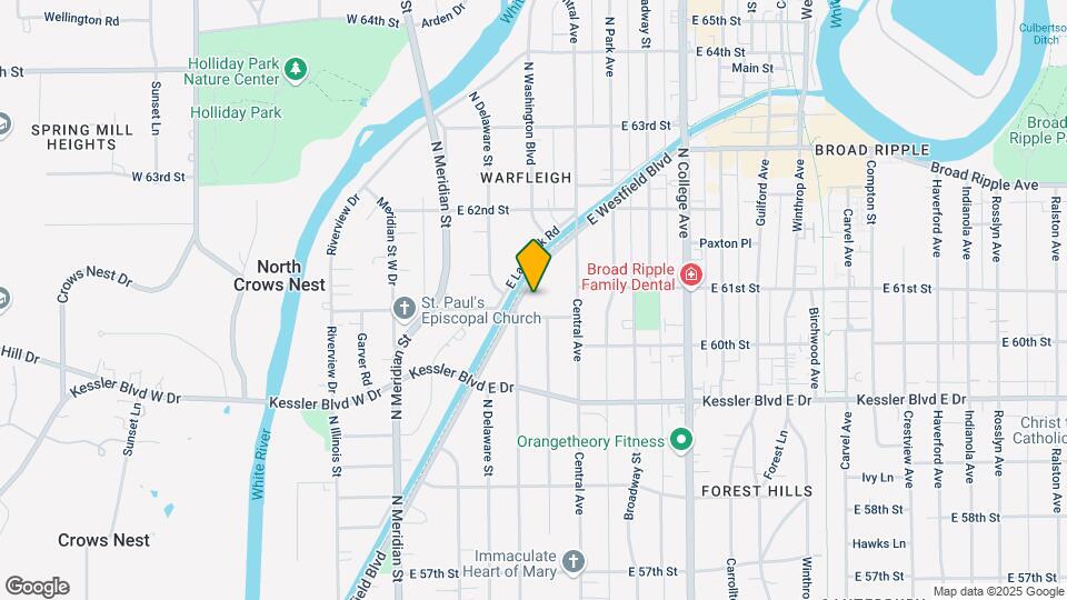 315 E Westfield Blvd Map and Location Details