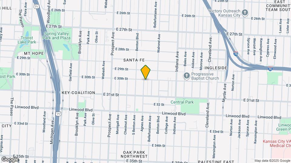 3001 Agnes Ave Map and Location Details