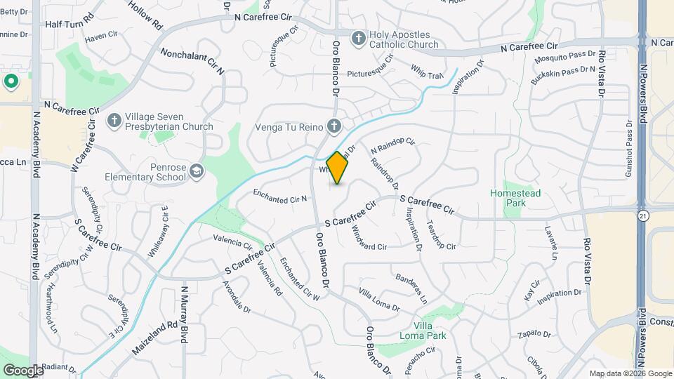 3225 Whimsical Pl Map and Location Details