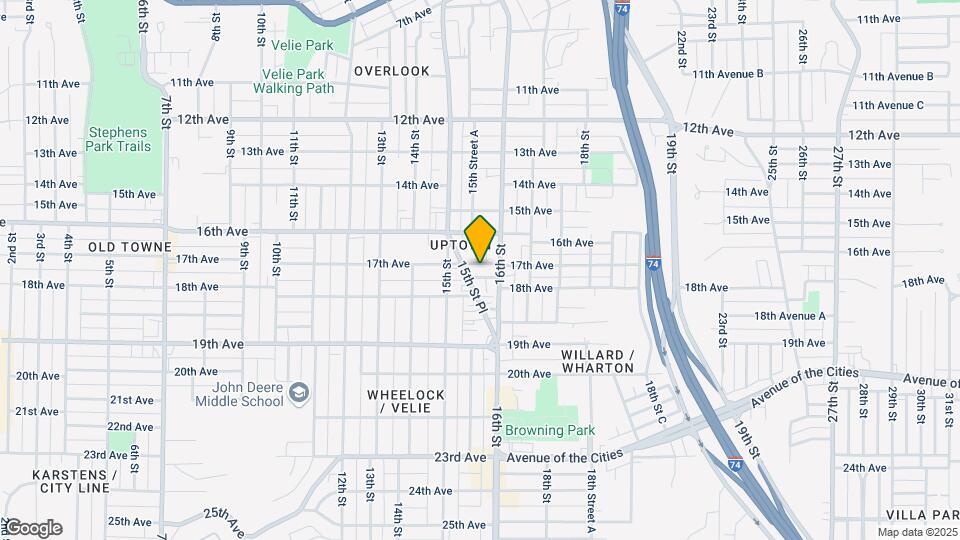1532 17th Ave Map and Location Details
