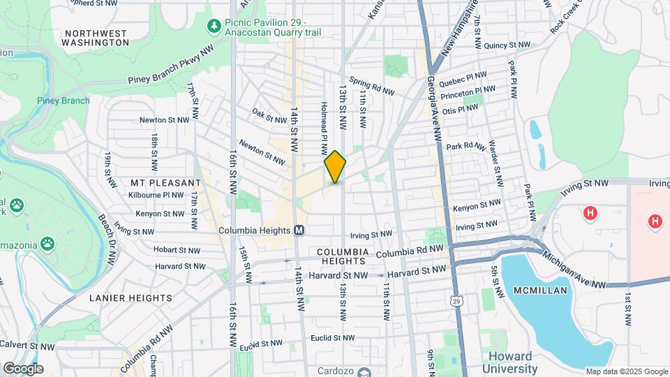 1308 Park Rd NW Map and Location Details