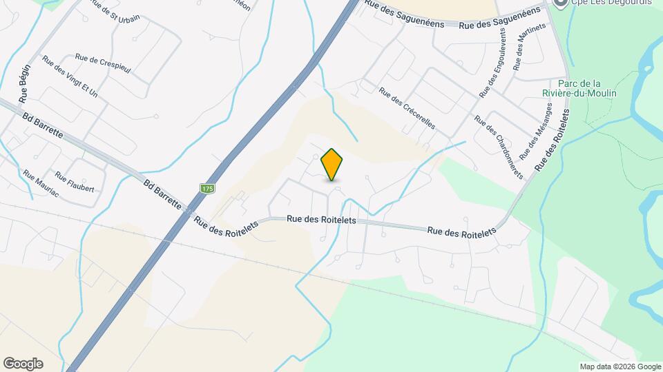 1837-1843 Des Harfangs Rue Map and Location Details