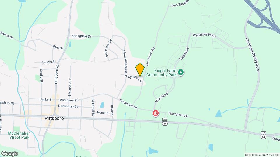 117 Cynthia Ln Map and Location Details