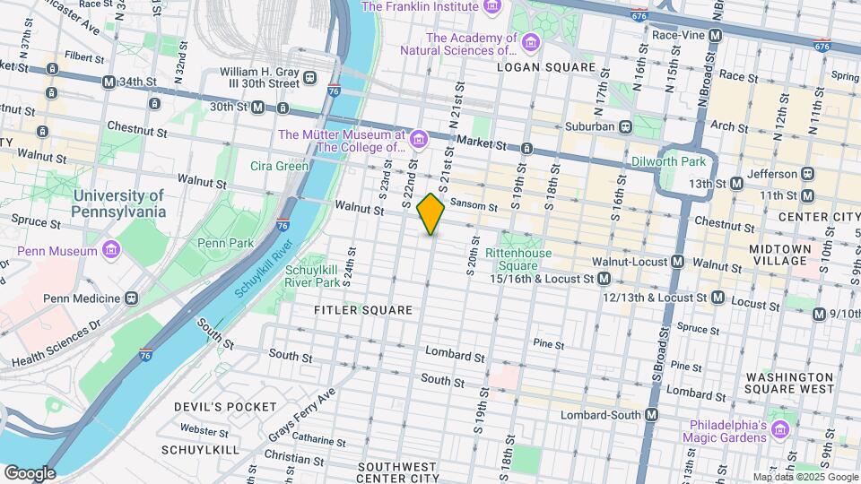 232 S 21st St Map and Location Details