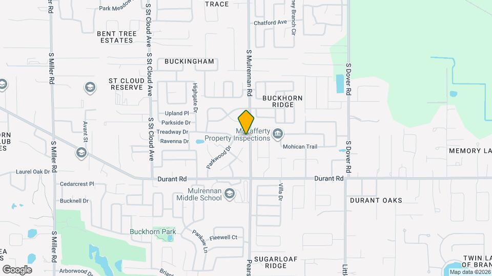 1802 Parkwood Dr Mapa y Detalles de la Ubicación