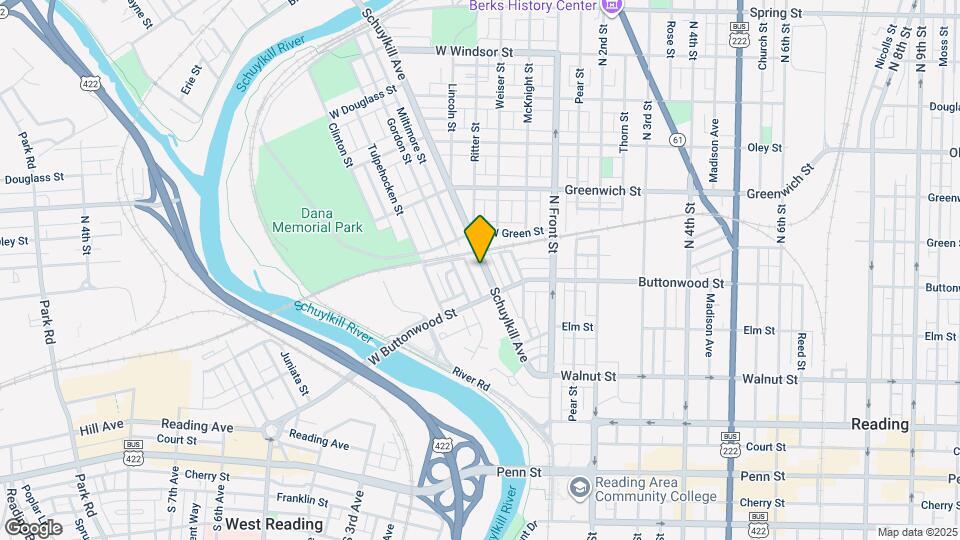 434 Schuylkill Ave Map and Location Details
