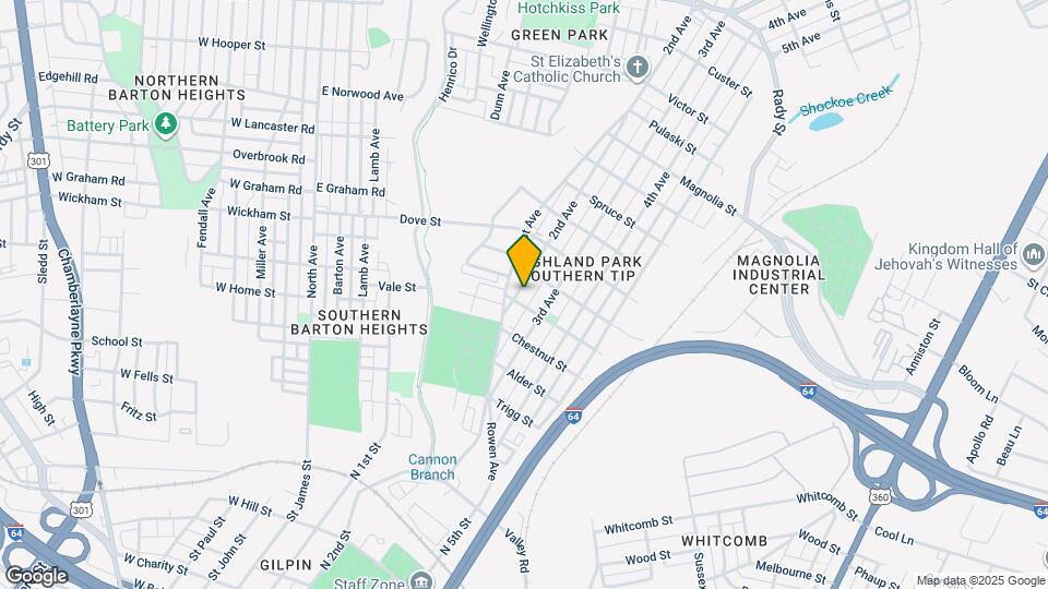 2003 2nd Ave Map and Location Details