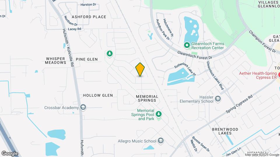 18315 Melissa Springs Dr Map and Location Details