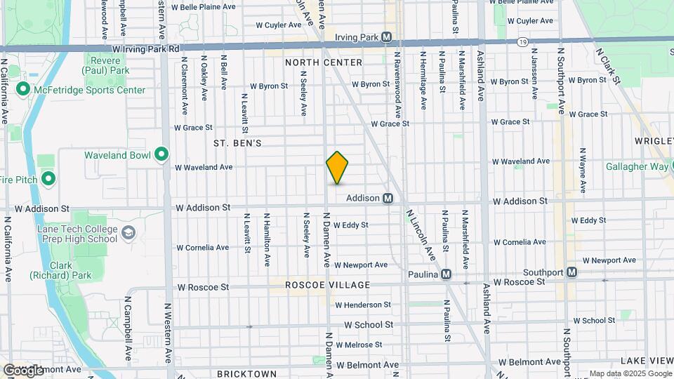 1943 W Patterson Ave Map and Location Details